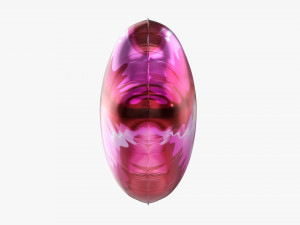 Lips Foil Balloon Modèle 3D