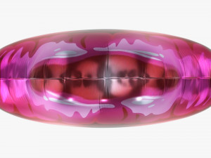Lips Foil Balloon Modèle 3D