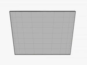 Long High Paper Box Mockup 3D Model