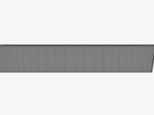 Long Low Paper Box Mockup Modèle 3D