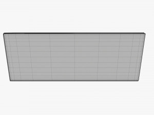 Long Low Paper Box Mockup Modèle 3D