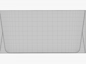 Long Low Paper Box Mockup Modèle 3D