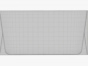 Long Low Paper Box Mockup 3D Model