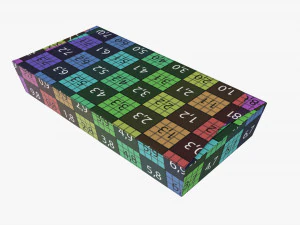 Long Low Paper Box Mockup 3D Model