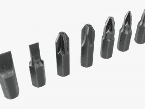Screwdriver Bit Set 3D मॉडल