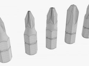 Screwdriver Bit Set 3D मॉडल