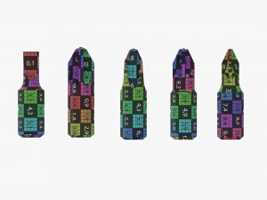 Screwdriver Bit Set 3D मॉडल