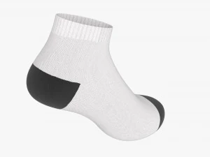 Sport Sock Short 01 3D Model
