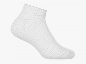 Sport Sock Short 01 3D मॉडल