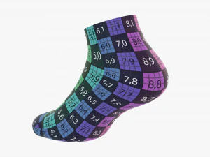 Sport Sock Short 01 3D Model