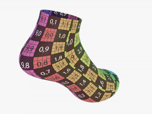 Sport Sock Short 01 3D मॉडल