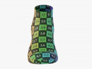 Sport Sock Short 01 3D Model
