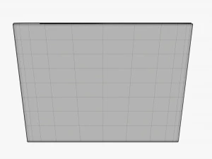 Square High Paper Box Mockup 3D Model