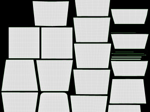 Square High Paper Box Mockup 3D Модель