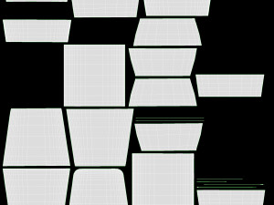 Square Low Paper Box Mockup 3D Модель
