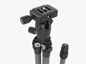 Tabletop Carbon Camera Tripod 01 3D Model