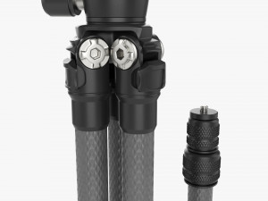 Tabletop Carbon Camera Tripod 01 3D 모델