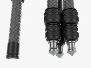 Tabletop Carbon Camera Tripod 01 3D 모델