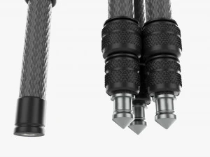 Tabletop Carbon Camera Tripod 01 3D Model