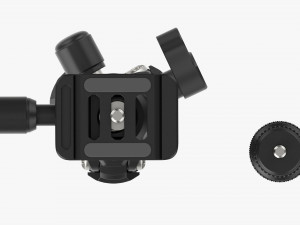 Tabletop Carbon Camera Tripod 01 3D 모델