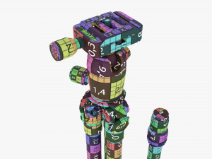 Tabletop Carbon Camera Tripod 01 3D 모델
