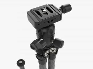 Tabletop Carbon Camera Tripod 02 3D Model