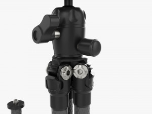 Tabletop Carbon Camera Tripod 02 3D Модель