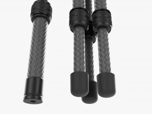 Tabletop Carbon Camera Tripod 02 3D Model