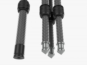 Tabletop Carbon Camera Tripod 02 3D Модель