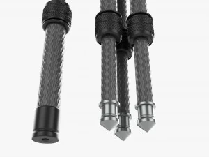 Tabletop Carbon Camera Tripod 02 3D Model