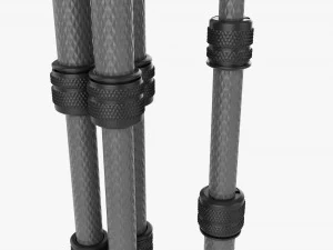 Tabletop Carbon Camera Tripod 02 3D Model