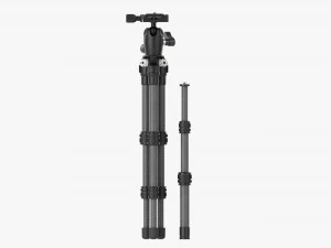 Tabletop Carbon Camera Tripod 02 3D Model