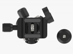 Tabletop Carbon Camera Tripod 02 3D Model