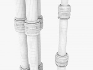 Tabletop Carbon Camera Tripod 02 3D Модель