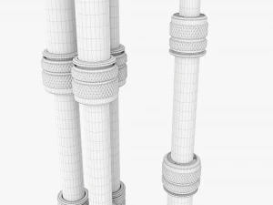Tabletop Carbon Camera Tripod 02 3D Model