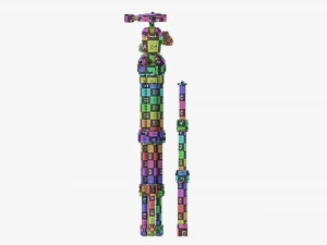 Tabletop Carbon Camera Tripod 02 3D Model
