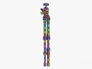 Tabletop Carbon Camera Tripod 02 3D Model