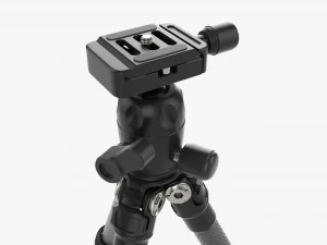Tabletop Carbon Camera Tripod 03 3D Model