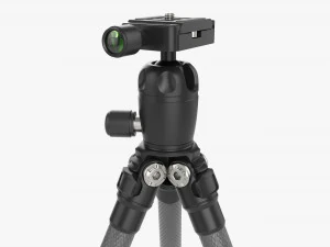 Tabletop Carbon Camera Tripod 03 3D Model