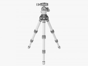 Tabletop Carbon Camera Tripod 03 Modelo 3D