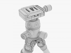 Tabletop Carbon Camera Tripod 03 Modelo 3D