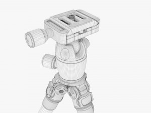 Tabletop Carbon Camera Tripod 03 Modelo 3D