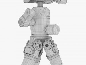 Tabletop Carbon Camera Tripod 03 Modelo 3D