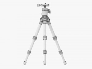 Tabletop Carbon Camera Tripod 03 Modelo 3D