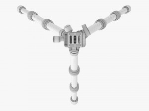 Tabletop Carbon Camera Tripod 03 Modelo 3D