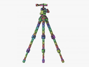 Tabletop Carbon Camera Tripod 03 Modelo 3D