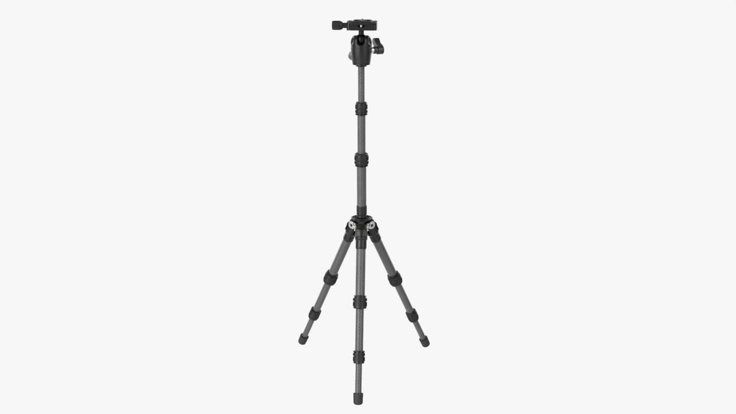 Tabletop Carbon Camera Tripod 04 3D Model .c4d .max .obj .3ds .fbx .stl .blend 