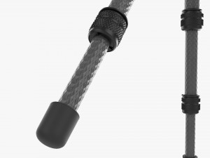 Tabletop Carbon Camera Tripod 04 3D Model