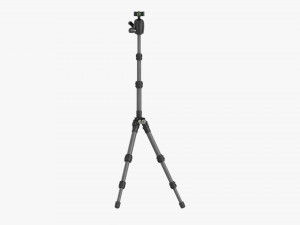 Tabletop Carbon Camera Tripod 04 3D Model