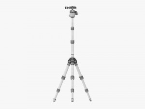 Tabletop Carbon Camera Tripod 04 3D Model